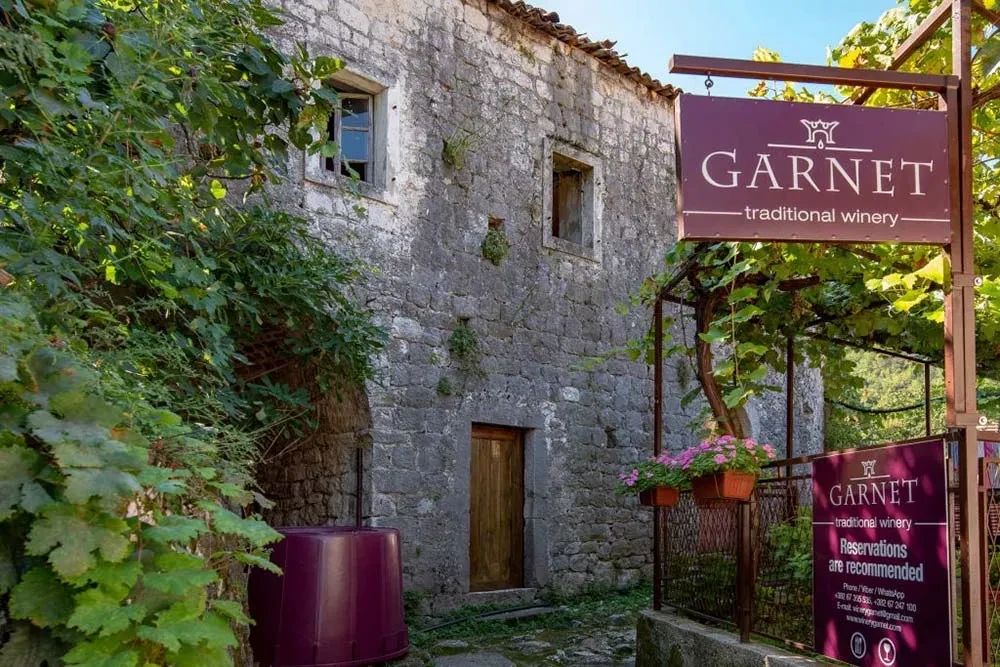 Godinje village, vinery Garnet